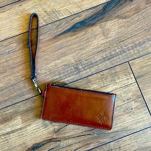 Wallet credit card wristlet